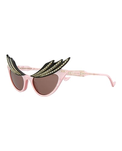 Gucci Cat Eye Sunglasses Pink Pink Brown Luxury Eyewear Made In Italy Acetate Frame Designer Fashion for Everyday Luxury2