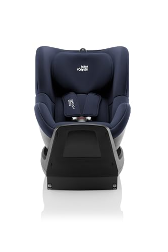 Britax Römer Dualfix M Plus - 3 meses a 4 años - Orientado hacia adelante y hacia atrás - Reposacabezas y arnés ajustables de rotación de 360 grados - Arnés de 5 puntos - Diseñado en Alemania - Azul