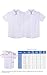 Bienzoe Boys Short Sleeve Shirt: Kids School Uniform Cotton Button Down Tops 2Pcs Pack White