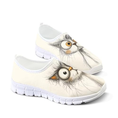 Image of Jeiento Cute Dog Women's Casual Slip On Shoes Loafers Sneakers for Women