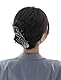 Haarspangen, Haarschmuck für Damen, Mädchen, Damen, Kinder, stilvolle Metall-Haarspangen, große Kopfbedeckung für Party, Hochzeit, täglich, Rauchgrau