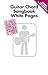 Guitar Chord Songbook White Pages
