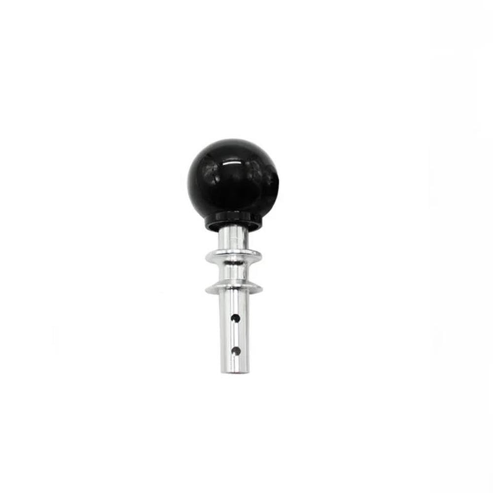 Sxqpocar Black Real Carbon Fiber Automatic Gear Shift Knob For Mustang 2015-2023 Gear Ball Head Shift Lever Head(Black)