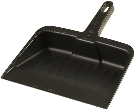 Rubbermaid Commercial Products 12.25, Heavy-Duty Dust Pan, Durable Plastic, Charcoal, Ideal for Industrial/Professional Debris Collection & Home Cleaning image 3
