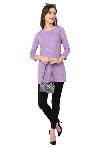 Image of Women Regular Fit Henley All Over Print T-Shirt (Combo of 2) | Small-5XL