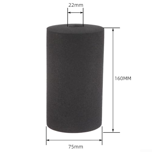 1 Par de Almohadillas de Espuma para Pies, Reemplazo de Rodillos para Tubo de Máquina, Extensión de Pierna para Pesas y Equipos de Ejercicio (2 piezas 160MM) miniatura 4