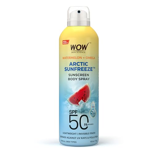 WOW Skin Science Watermelon + Omega Arctic Sunfreeze Sunscreen Sp...