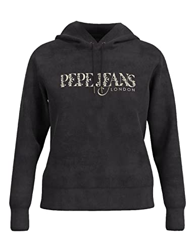 Pepe Jeans Damen Lua Sweatshirt, Schwarz (Washed Black), M Cover