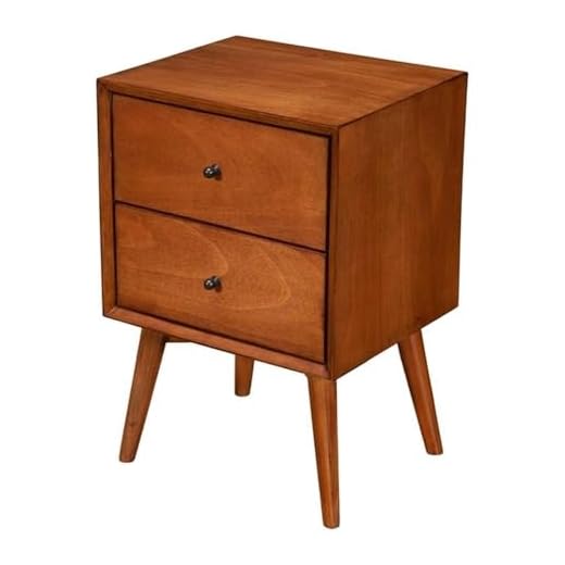Mid Century Modern Mahogany Nightstand