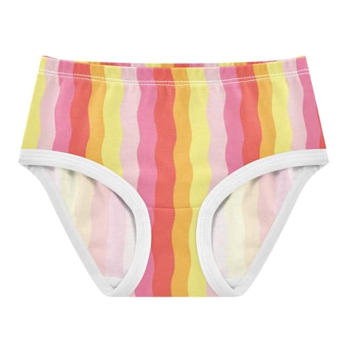 Colorful Checkered Red Yellow Little Girl Panties Toddler Girls Underwear Cotton Fancy Briefs Girls Undies 2t