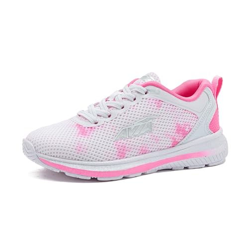 Avia Avi Factor Slip On Girls' Sneakers - Lightweight Tennis, Athletic, Running Shoes for Girls - Toddler, Little Kid, and Big Kid Sizes 11 to 6