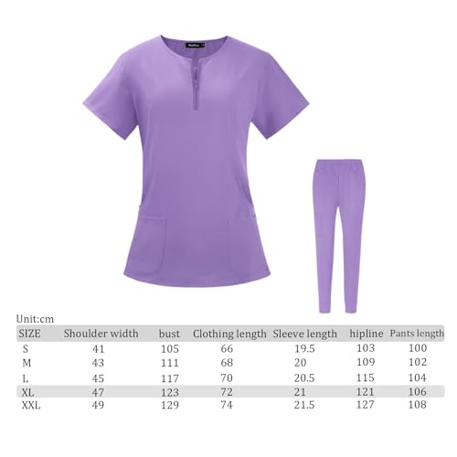 Uniforme infirmière ensemble complet pantalon vêtements travail XL