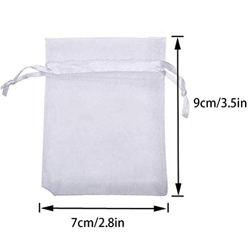 MAOBU Sacchetto in Organza con Coulisse in Raso