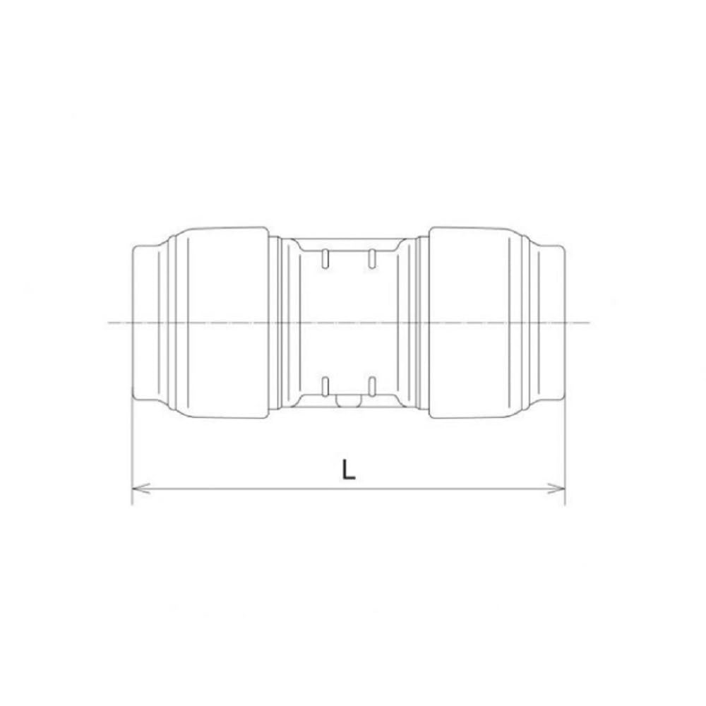 しおぴページ オンダ 異径ソケット WPJ3A-1613-S（PEX） - 機械工具・管材通販
