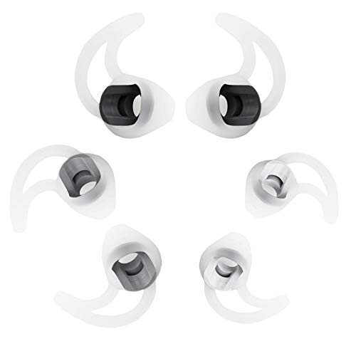 Earbuds Ear Tips for Bose Headphones 3 Pairs Small/Medium/Large Earplug Gel Tips for Bose Soundtrue Soundsport in-Ear Wired SIE2 SIE2i IE2 IE3 Wireless Headphones Earphones