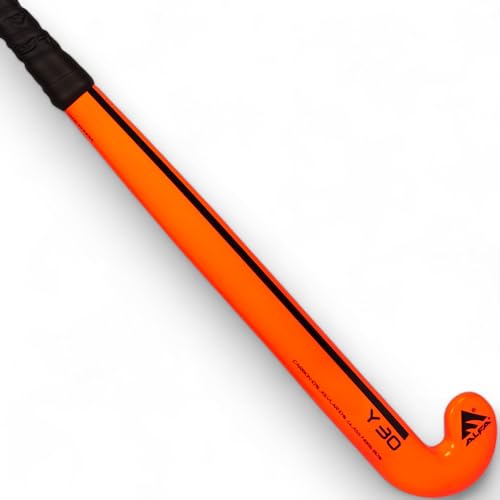 Image of A L F A Y30 Limited Edition Carbon, Kevlar and Glass Fibre Composite Hockey Stick with Stick Bag (Orange, 37 Inch)