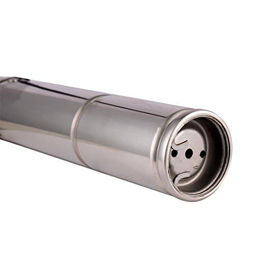 SHYLIYU Submersible Deep Well Bore Pump 3" OD Pipe 1" Outlet 0.37KW 0.5HP 220V 60Hz Stainless Steel Submersible Screw Water Pumps for Industrial and Home Use