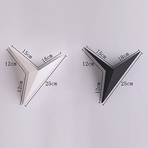 Apliques de pared LED modernos con forma de triángulo para iluminación de salón interior 6