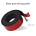 VUAOHIY Rubber Strips with Adhesive Backing 1 in x 1/8 in x 20 FT Neoprene Gaskets and Seals, Rubber Sheets, Rolls & Strips for Gaskets Pads Seals Crafts Protection