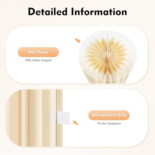 ELWYNTP Lot de 2 colonnes décoratives en carton pliable de 100 cm - Plaque acrylique blanche - Support cylindrique - Colonne de fleurs - Pied d'exposition - Présentoir à gâteau - Centres de table – vue 5