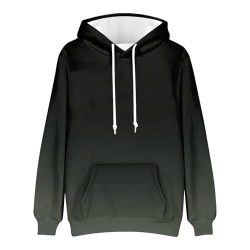 Men Gradient Sweatshirt Casual Printing Long Sleeve Warm Pullover Hoodie Fall Winter Loose Sweater with Pockets4