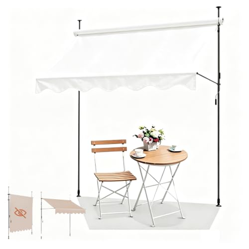 Toldo enrollable exterior con manivela regulable para terrazas y balcones 2