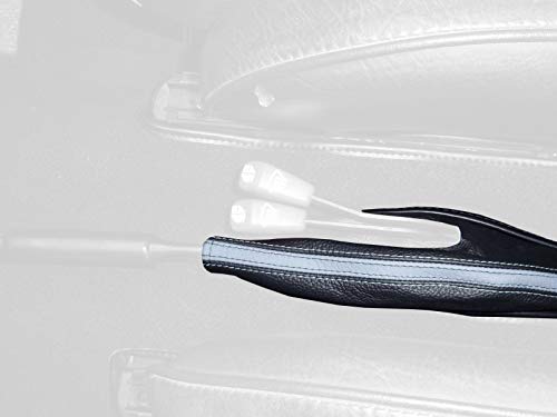 RedlineGoods ebrake Boot Compatible with Porsche 911 SC 1987-89. Tan Leather-Black Thread