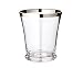 Produktbild EDZARD Flaschenkühler Reuben (Ø 19,5 cm) aus Kristallglas mit Platinrand - Champagner Kühler, Sektkühler - Getränkekühler für 1 Flasche - Schale für Wein, Sekt & Eiswürfel - Weinkühler