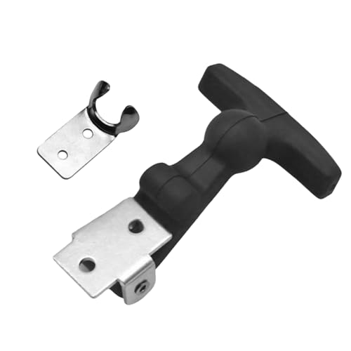 Soporte para capó, soporte elástico de goma, cierre de capó, cierre de capó de acero inoxidable, juego de soportes para capó, cierres para cajas de herramientas, carros, motores de vehículos (negro