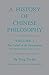 A History of Chinese Philosophy, Vol. 1: The Period of the Philosophers (from the Beginnings to Circa 100 B. C.)