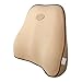 XIXIDIAN Lendenwirbelsäulenkissen, Memory Foam Lendenwirbelstützkissen for Auto- Mid/Untere Rückenstütze Kissen- for Autositz, Bürostuhl, Recliner etc