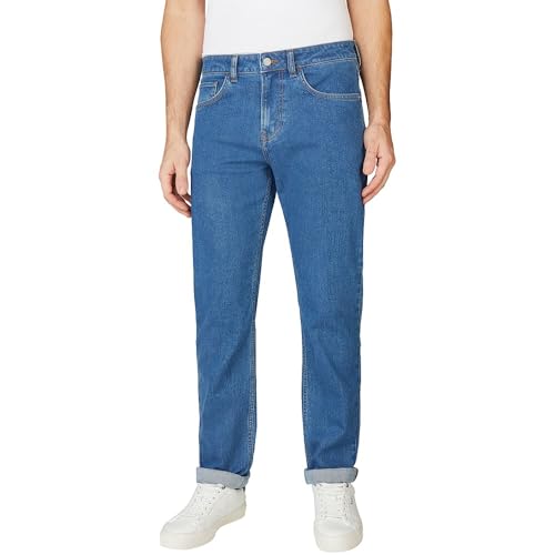 Pepe Jeans Jeans Dritti da Uomo, Blu (Denim-4CB), 30W/32L