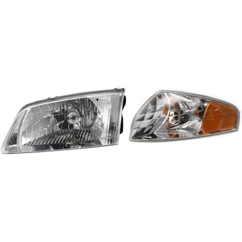 AEDNX Kit Auto Body Repair Driver Left Side Left Hand for Mazda 626 2000-2002 626 Clear Lens 901-18585 16573769