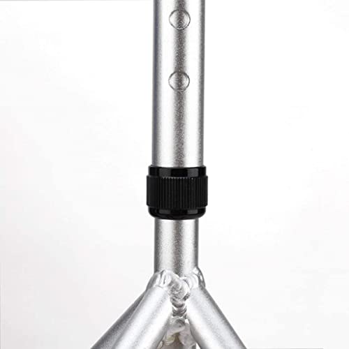 Canne de marche stable en aluminium bleu pour éviter les chutes - 4