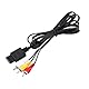N64 AV Kabel, 1.8m Audio Video AV Kabel Audio TV Video Kabel A/V Composite RCA Kabelstecker Adapter für N64 Spiel TV HDTV DVD Fernseher Monitor