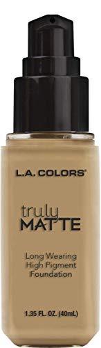 Image of L.A. COLORS Truly Matte Foundation, Medium Beige | 1.35 Fl. Oz. | Pack of 2