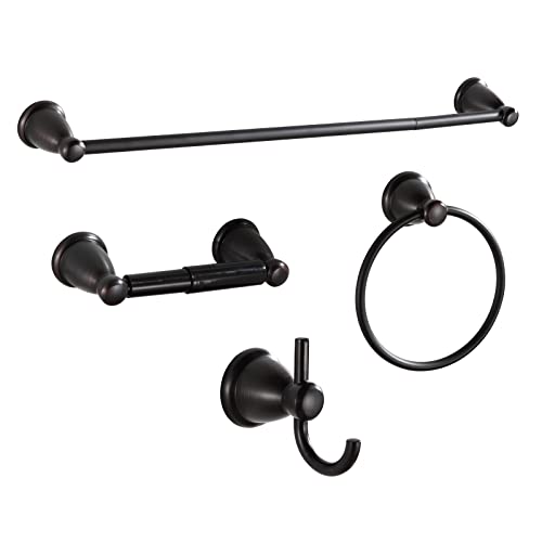 BGL Batrhoom Hardware Set Oil Rubbed Bronze 4 Piece Towel Bar Set BGL Batrhoom Hardware Set Oil Rubbed Bronze 4 Piece Towel Bar Set