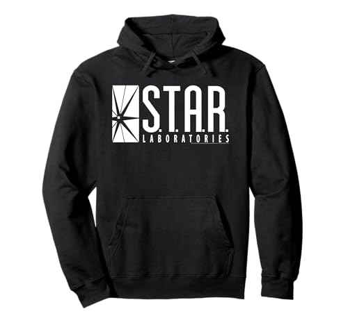 DC Comics Flash Star Labs Logo White Pullover Hoodie