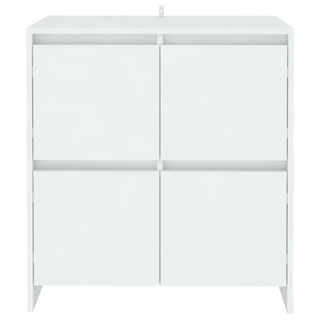 vidaXL Komoda, biała, 70 x 41 x 75 cm, płyta wiórowa, szafka boczna, komoda, mebel, szafki boczne, komody, meble
