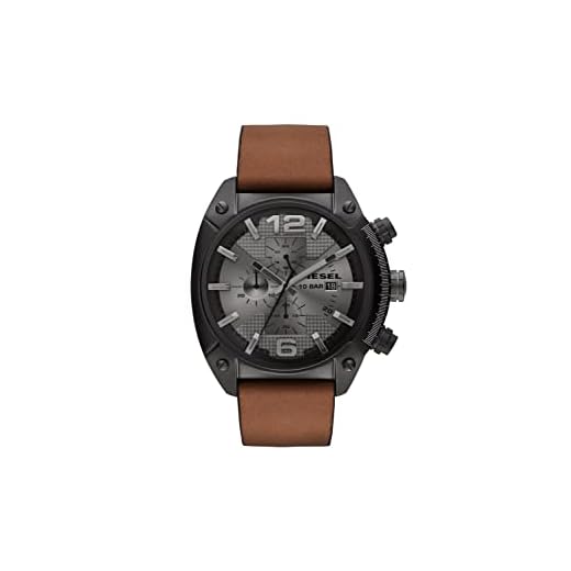 Diesel Dz4317 - Reloj de Cuarzo para Hombre, Correa de Cuero