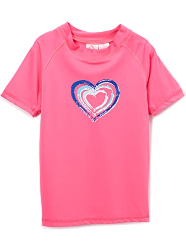 Image of Kanu Surf Girls' Karlie Rash Guard UPF 50+ Sun Protection Short Sleeve Swim Shirt