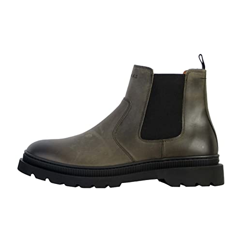 Boots Chelsea camel Vitus semelle crantée anti-glisse Nu F4H
