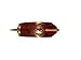 LEATHER HAIR CLIP,LEATHER HANDMADE, HANDCRAFTED, HAND TOOLED, HAIR BARRETTE, WITH STICK, PONYTAIL BARRETTE, PONYTAIL HOLDER, HAIR CLIP, HAIR ACCESSORIES, PONYTAIL CLIPS, 4 GREAT COLORS- BT2008