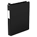 Wilson Jones Heavy Duty Hanging Round Ring Vinyl Binder, 1 Inch Capacity, Letter Size, Black (W364-14NBA)
