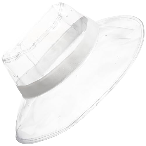 Chapeau de pêcheur pour mariage et plage en PVC transparent