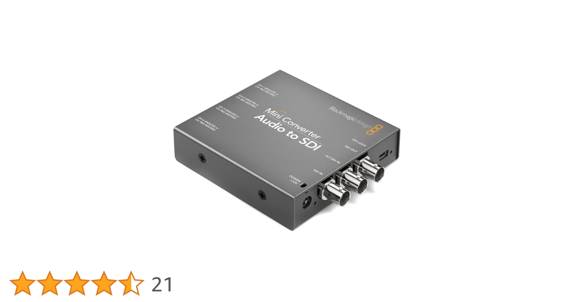 ブラックマジック Audio to SDI Mini Converters – 仕様 | Blackmagic Design