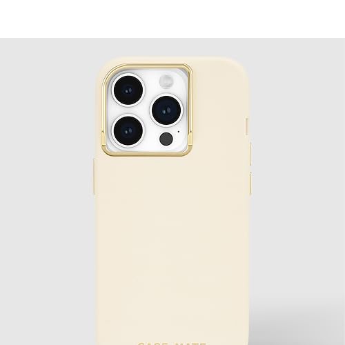 Case-Mate iPhone 15 Pro Case - MagSafe Phone Case - Silicone Beige - image 8