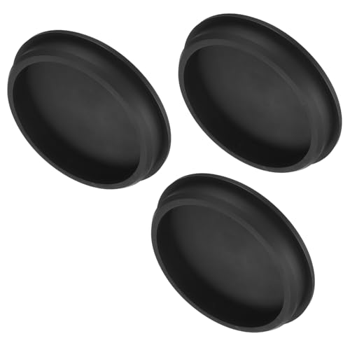 Image of uxcell High Temp Silicone Plug Mount Dia 113.6mm /4.47 inch t Shaped Rubber Stopper Hole Plugs for Powder Coating Plating Waterproof Plugs Sealing Plugs Black Pack of 2(OD 122mm)