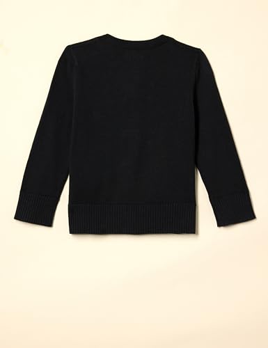 Amazon Essentials Girls and Toddlers' Uniform Slim Fit Crewneck Cardigan Sweater3