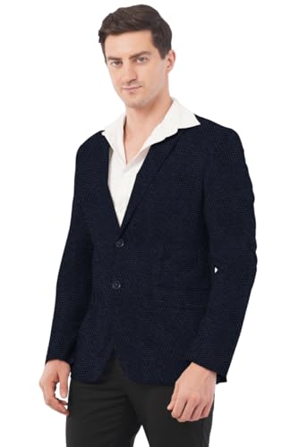 SaintX Men's Premium Formal Blazer || Stretchable Triple Blend Fa...